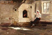 Fireplace in Rucar